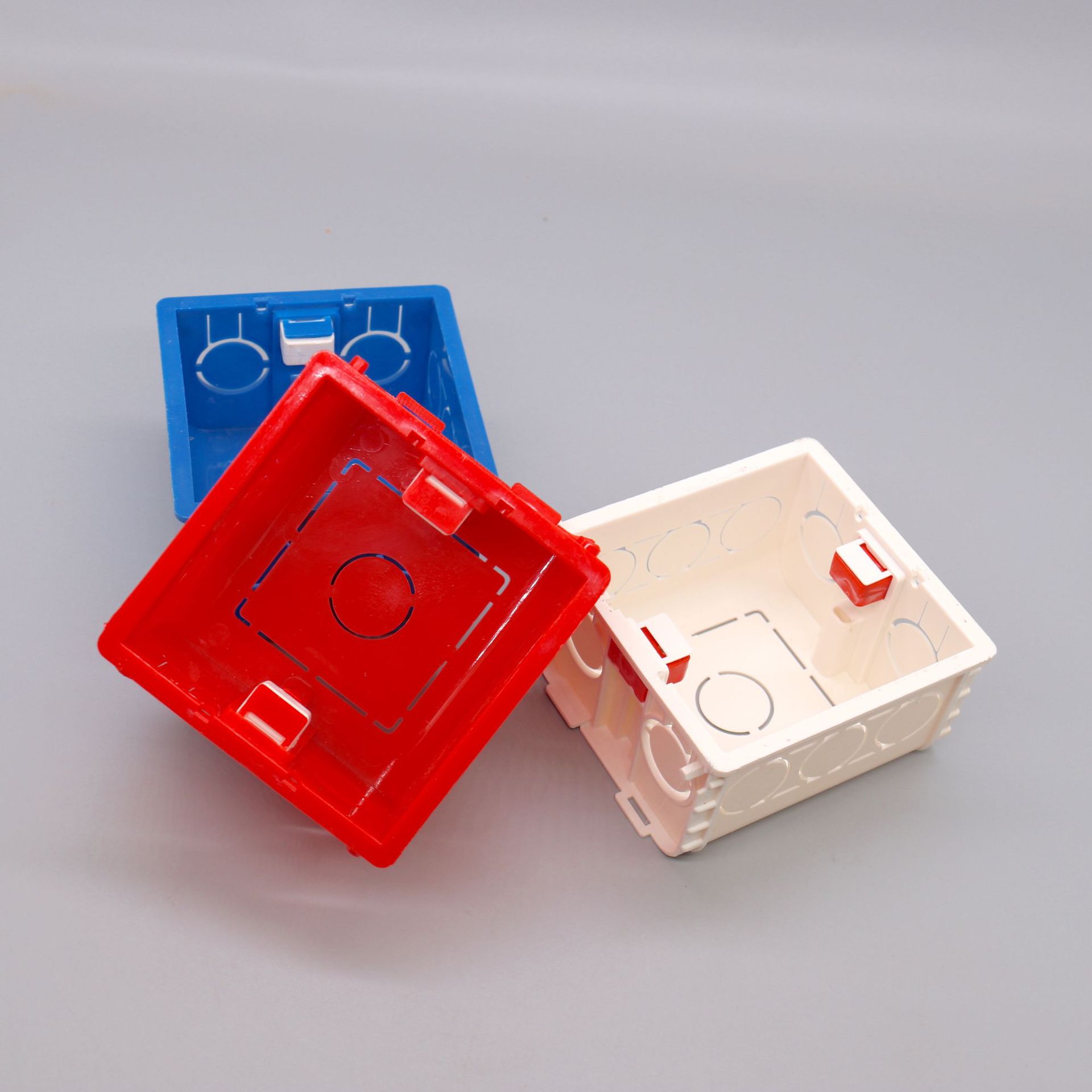 Flame Retardant PVC New Material 86 Wire Box 86pvc Junction Box Switch Socket Concealed Bottom Box Switch Wiring Box