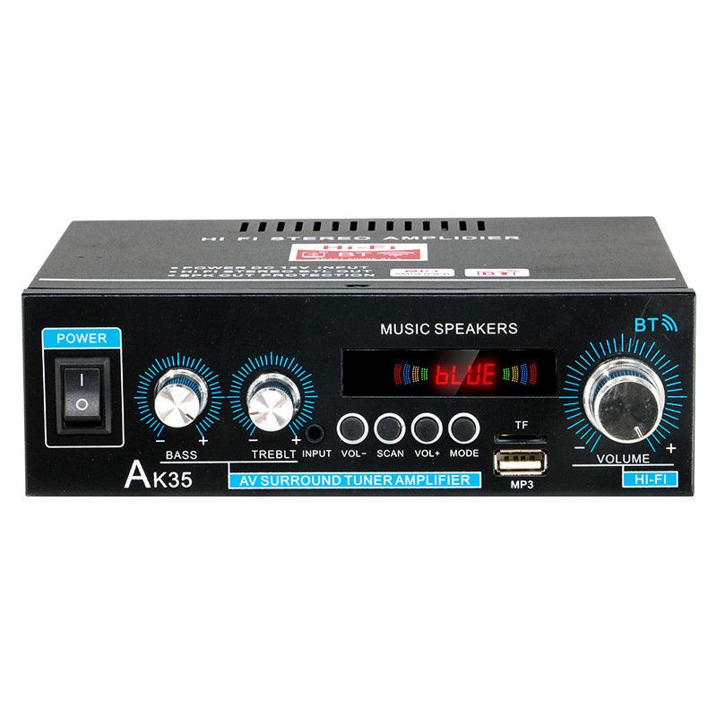 Manufacturers Wholesale Ak35 Digital Amplifier Bluetooth U Disk Amplifier Two Channel Amplifier