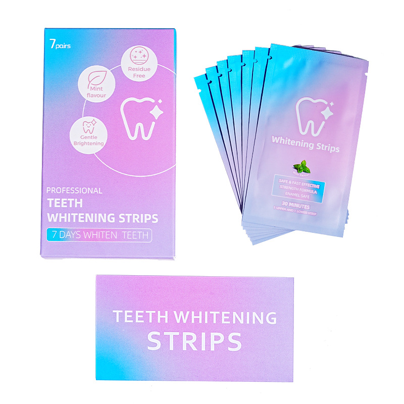 Dry Toothpaste, Tooth Whitening Patch Set, Brightening, Whitening, Removing Yellow Teeth, Gentle and Residue-Free, Cross-Border Factory Ready Stock