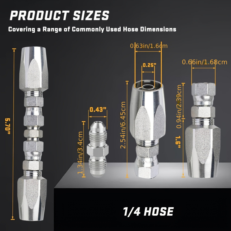 2026 New Cross-Border Dropshipping 1 Set Quick Repair Kit 1 Set Hydraulic Hose Cross-Border Repair Kit