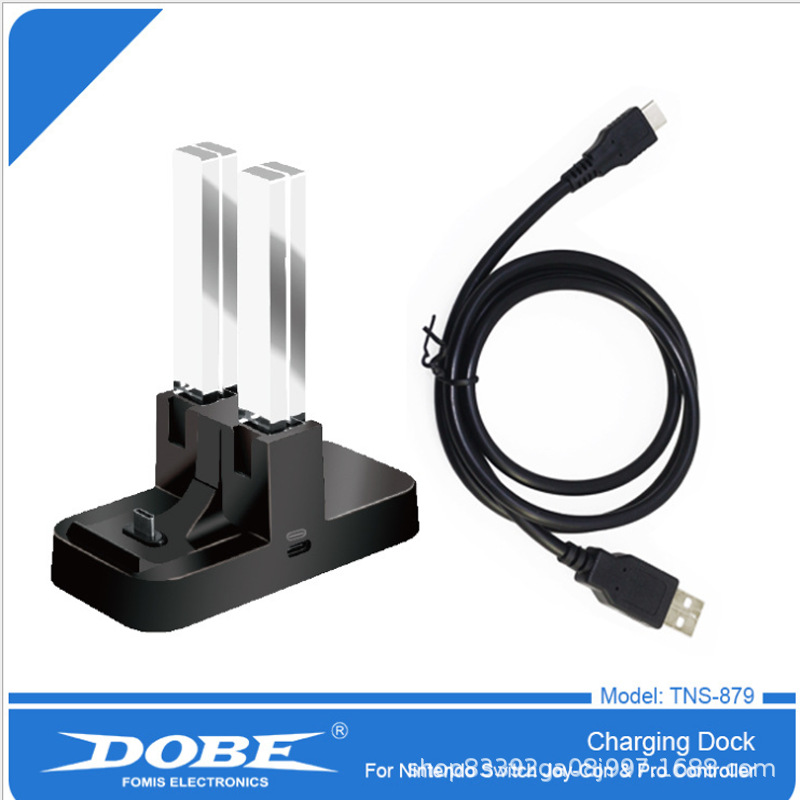 Switch Small Controller Four Charger + Pro Dock Charger Light Column Charger Tns-879 Game Console Charger