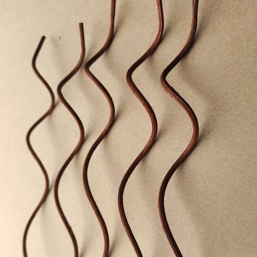 Supply of Brown Natural Aromatherapy Diffuser Sticks, Coffee-Colored Flameless Aromatherapy Shaped Rattan Sticks with Long-Lasting Fragrance, Wholesale from Manufacturer