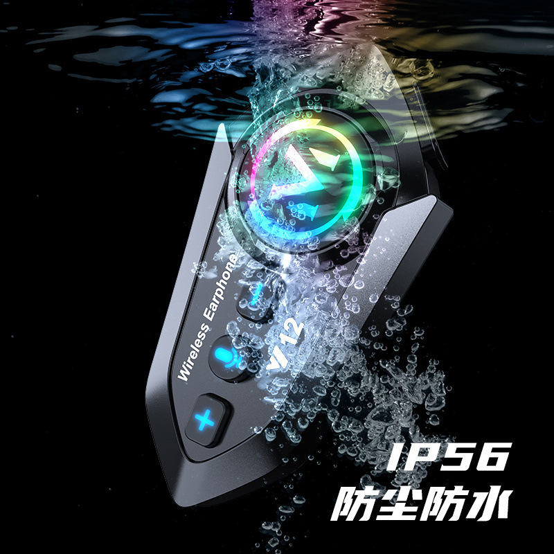 Y12 Motorcycle Helmet Bluetooth Headset Outdoor Riding Bluetooth Communication Motorcycle Armor Helmet Bluetooth Headset