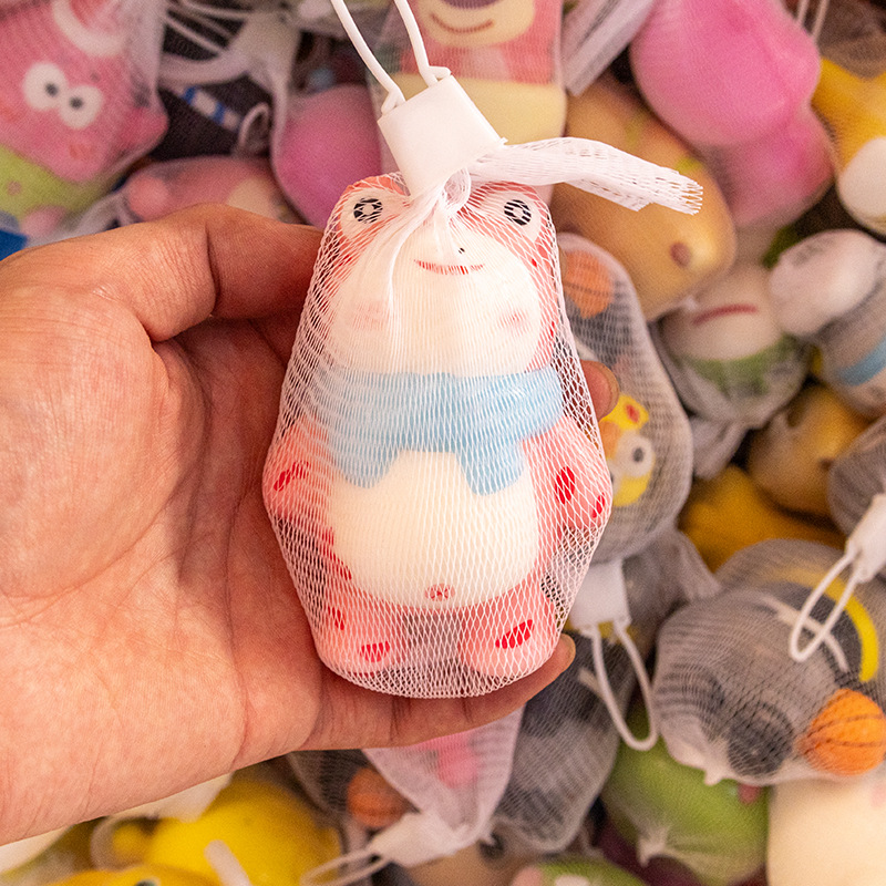 Mesh bag decompression pinch music slow rebound doll student stall gift decompression artifact factory wholesale children's toys