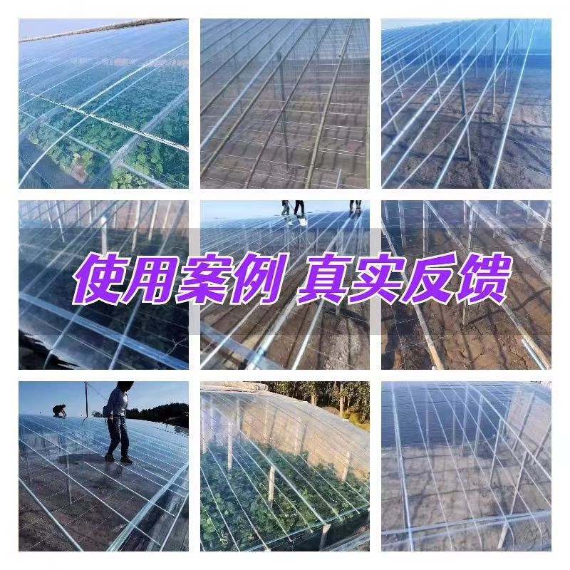 Plastic Greenhouse Film Fog-eliminating Drip-free PO Film Vegetable Planting Insulation Greenhouse Film po Drip Film Transparent Greenhouse Film