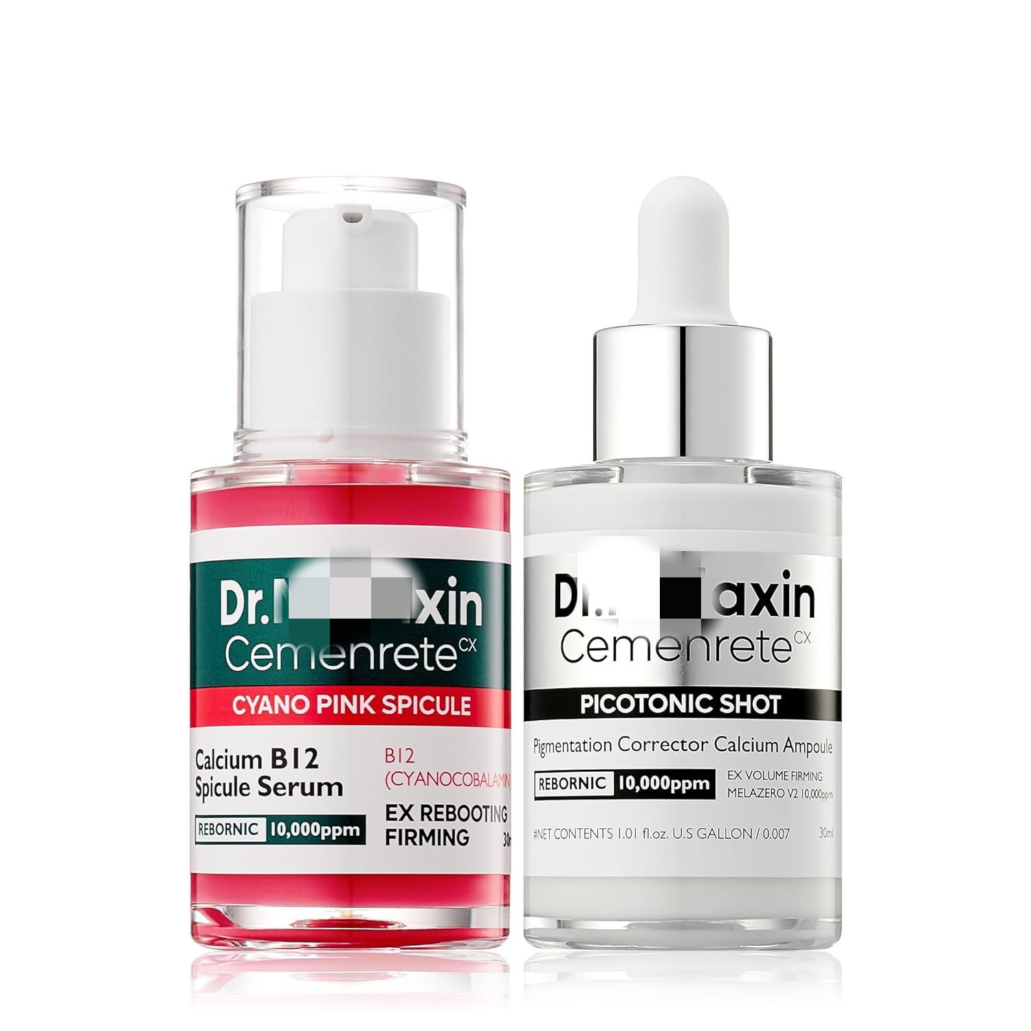 Cross-Border Pink Spicule Serum with Calcium Pink Anti-Wrinkle Firming Repair Combination