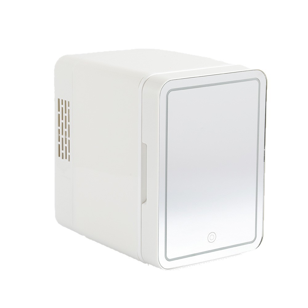 Mini Beauty Fridge Mini Small Refrigerated Unit for Cross-Border Rental Apartments, Offices, Dormitories, Silent Single-Person Use for Cosmetics
