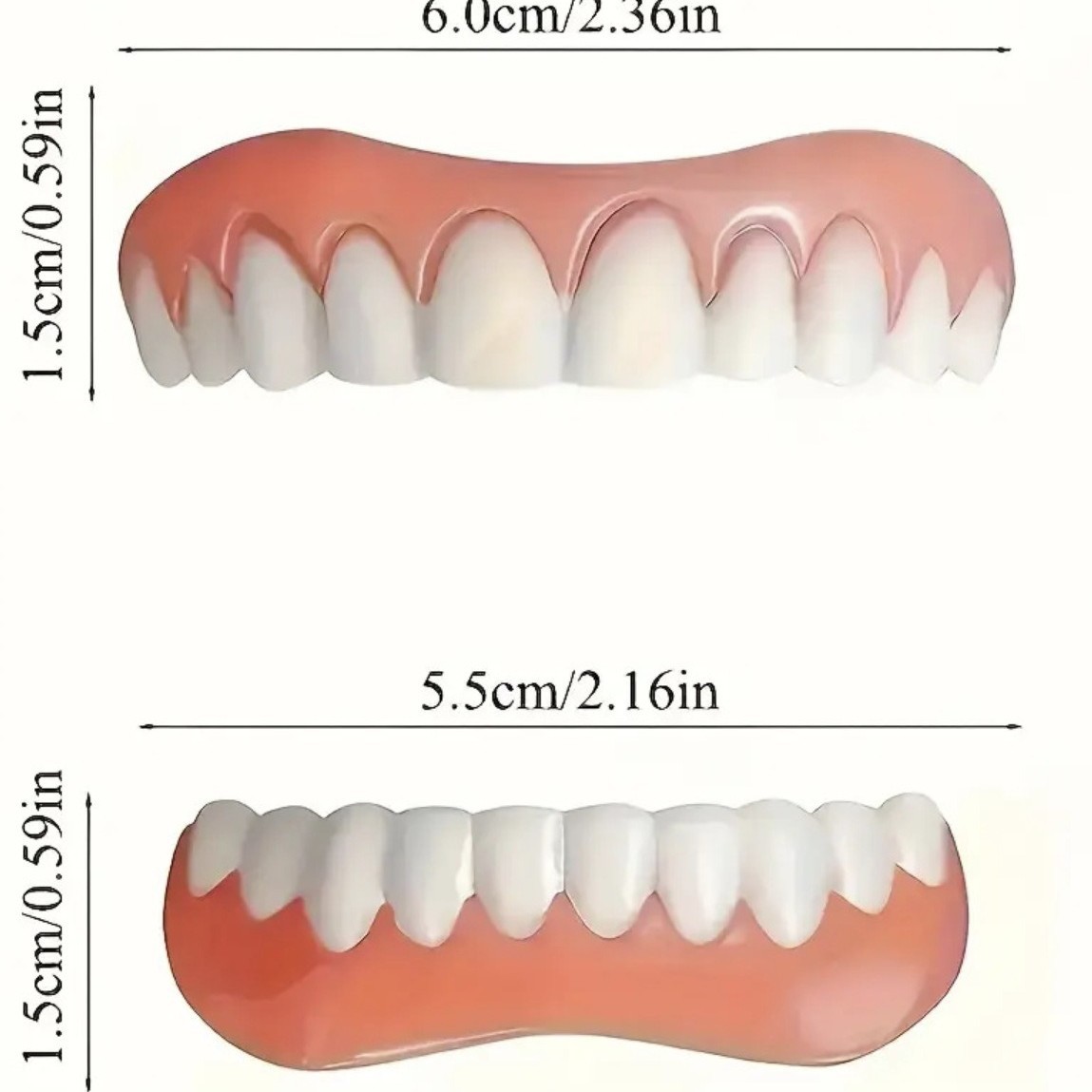 Denture Modification suit Beautiful Teeth Denture Modification Teeth Beauty Set Enhance Smile Beauty and Comfortable Denture Set