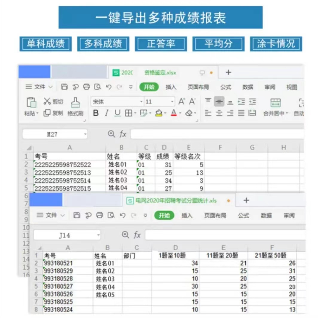 Jingnan Chuangbo Cursor Reader CB5055 Answer Card Reading and Scoring System Test Test Paper for College Entrance Examination