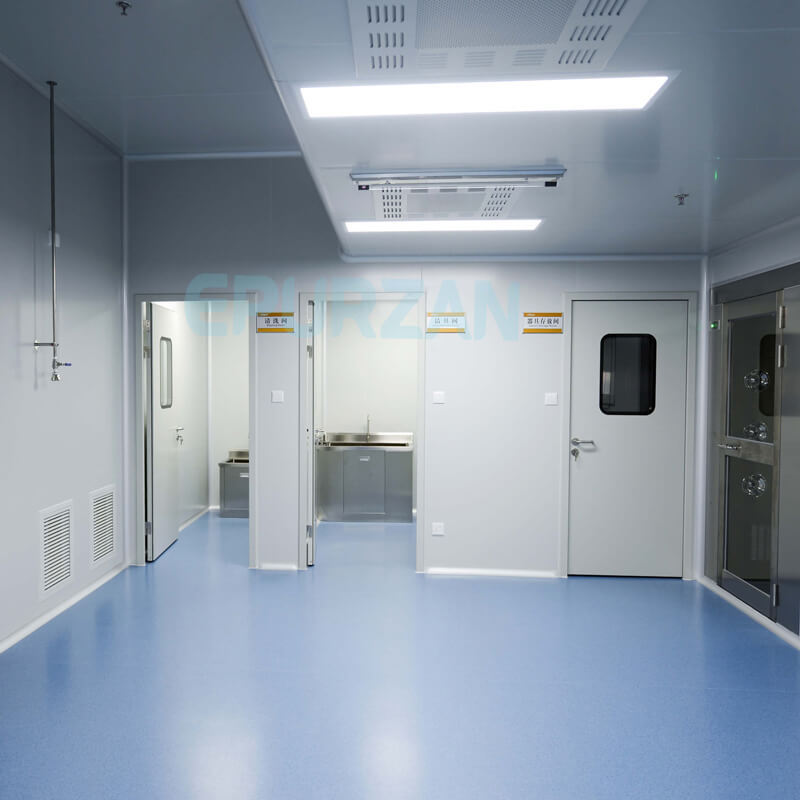 Dust-Free Workshop Decoration Food Factory Sterile Production Workshop Clean Room Installation Gmp Purification Workshop Project