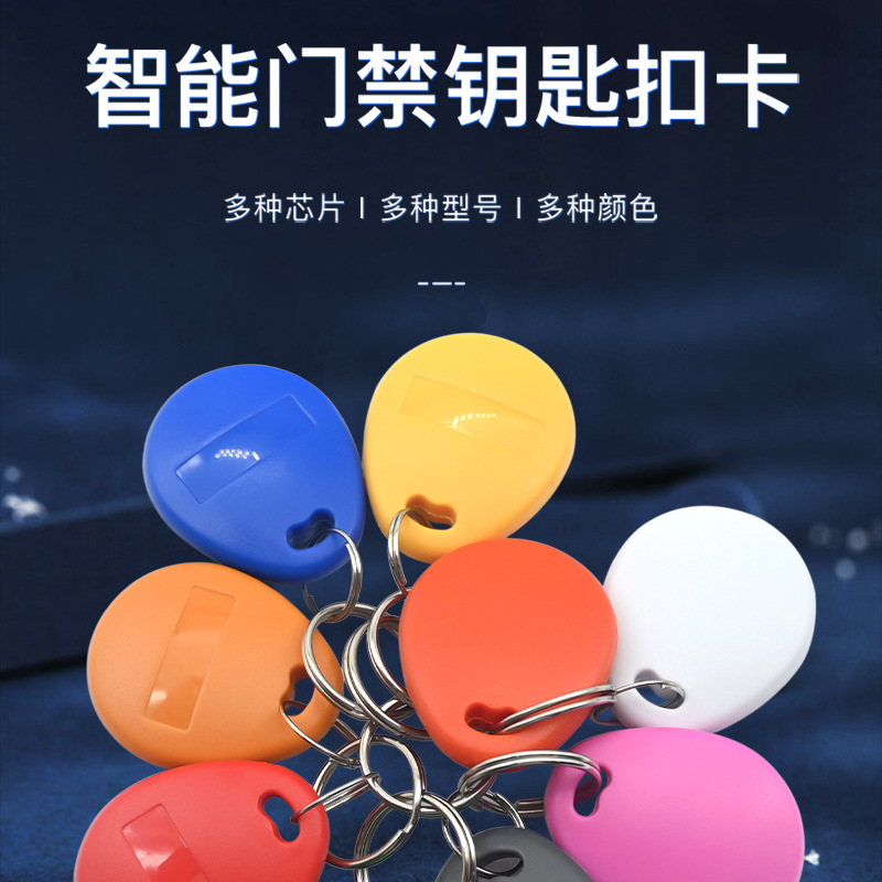 No. 8 Keychain M1 Chip Ic Authorization Card Security Access Card Anti-Copy Elevator Card Hotel Room Card Support/Id