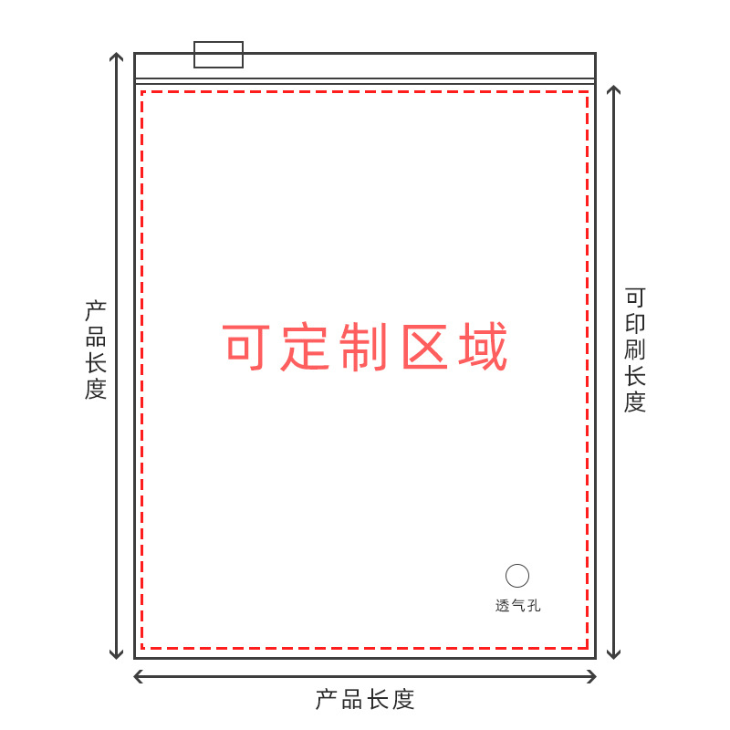 Customized Clothing Zipper Bag Horizontal Packaging Bag Frosted Clothes Plastic Transparent Intimates Storage Bag Starting from 50