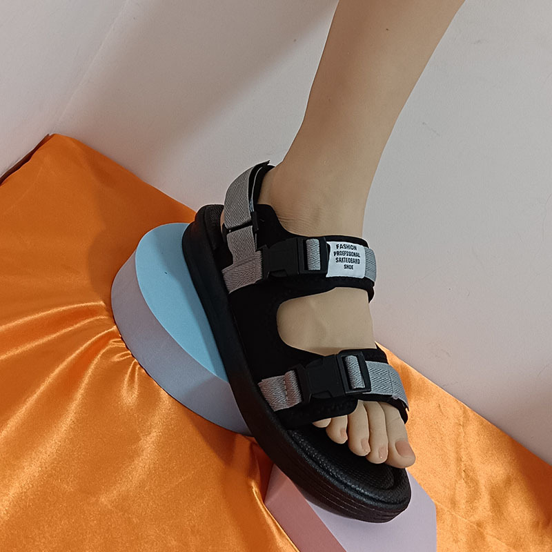 Мужские сандалии, новые летние спортивные шлепанцы для студентов, верхняя одежда для отдыха, пляжные шлепанцы, размер 36-48