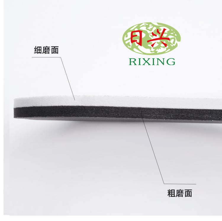 Factory Direct Sales Billiard Cue Front Polishing Block Polishing Block Front Limb Decontamination Piece Thickness Black and White Double-Sided Frosted Sponge