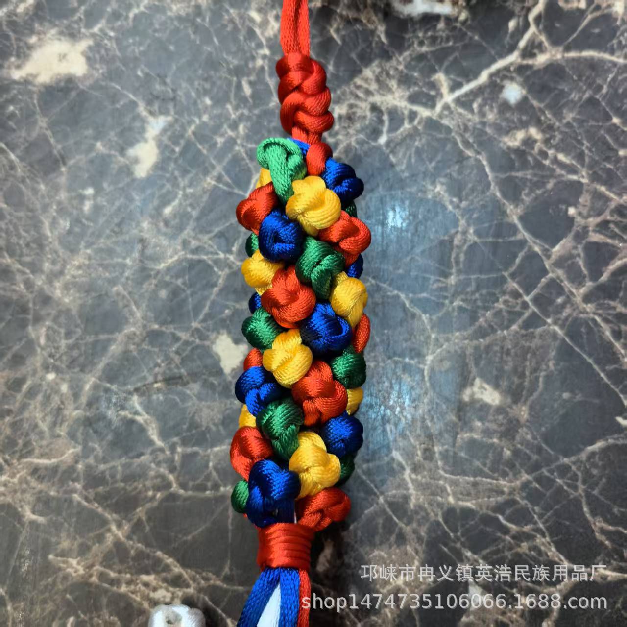 Ethnic pendant car hanging large pineapple knot