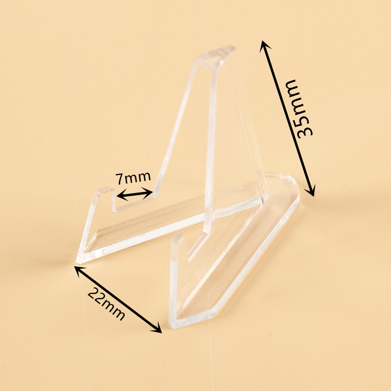 Подставка для монет маленького размера, прозрачная пластиковая треугольная подставка для коллекции древних монет