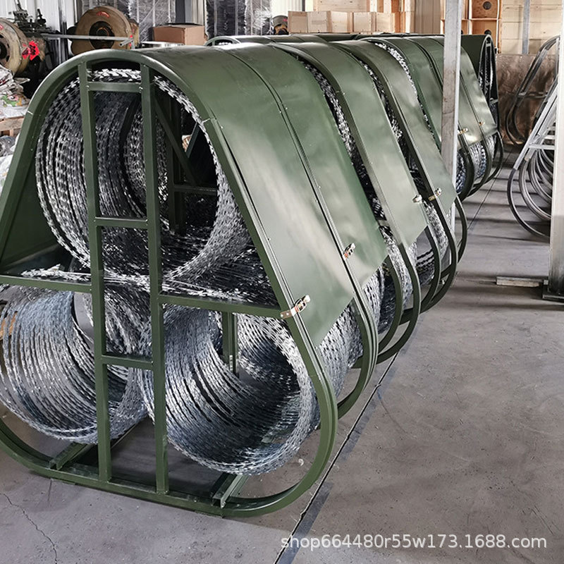 Explosion-Proof Barrier Net School Border Three-Barrel Containment Isolation Net Security Protection Single-Barrel Snake Belly Barrier Net