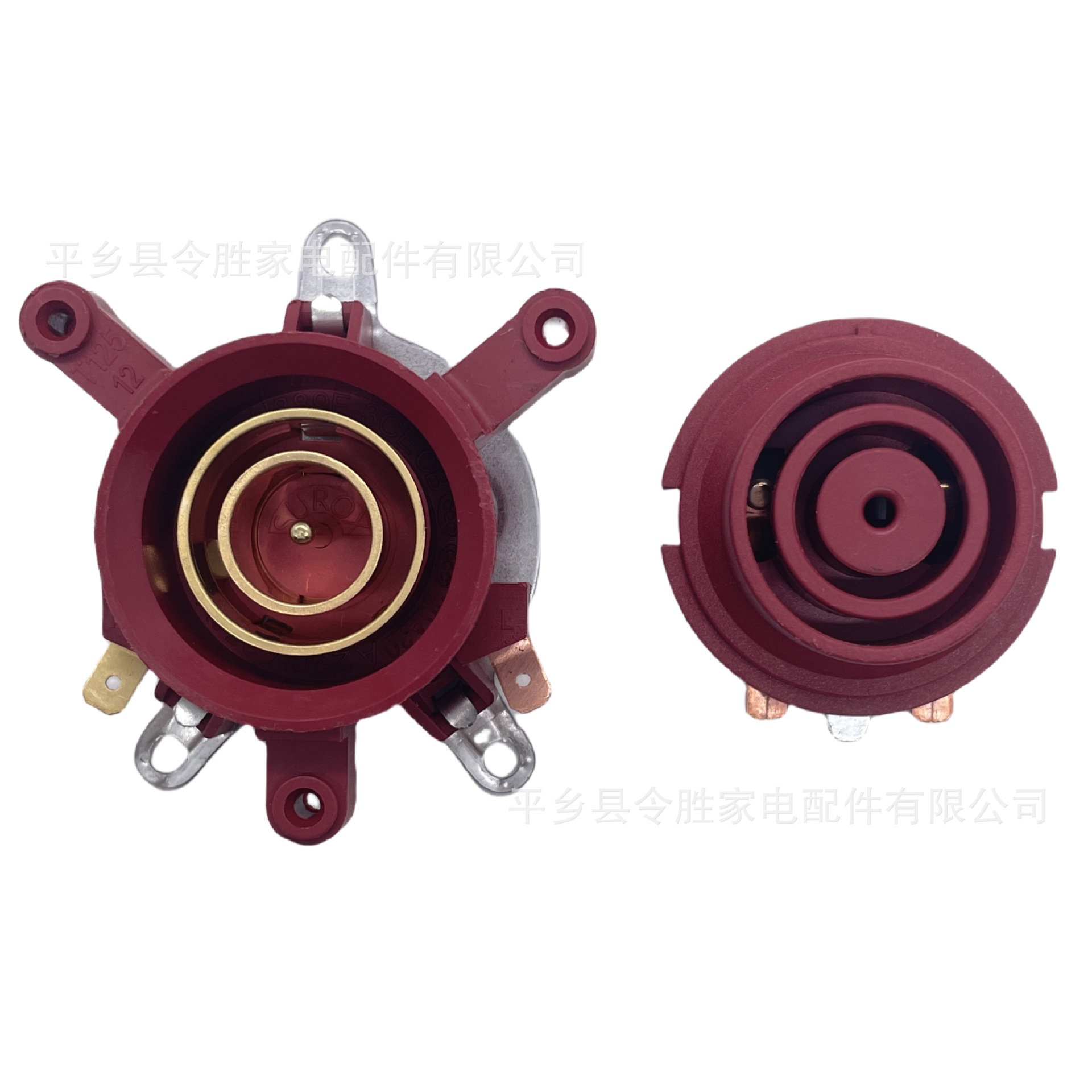 Electric Kettle Red Coupler Universal Upper and Lower Base Dual Temperature Control Switch Connector Automatic Kettle Accessories