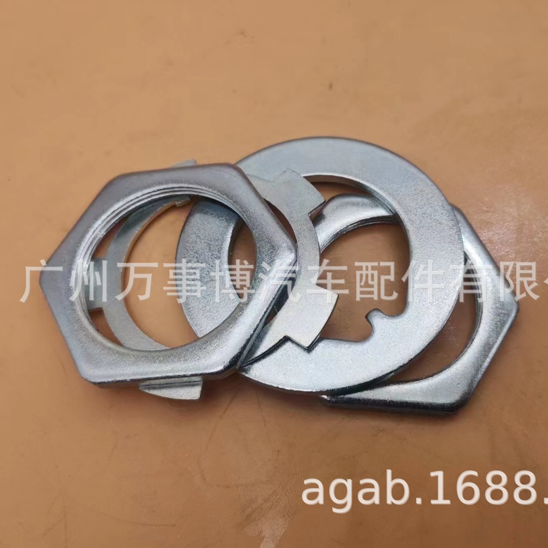 Гайка блокировки головки оси переднего колеса FZJ80.HZJ.HDJ 43521-60011 90214-42030