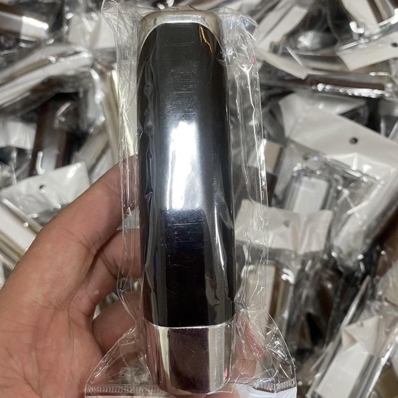 Cross-Border Popular Car Handbrake Cover with Carbon Fiber Pattern, Handbrake Cover, Handbrake Decorative Cover, Protective Cover, Peach Wood Color, Blister Packaging for Car Use