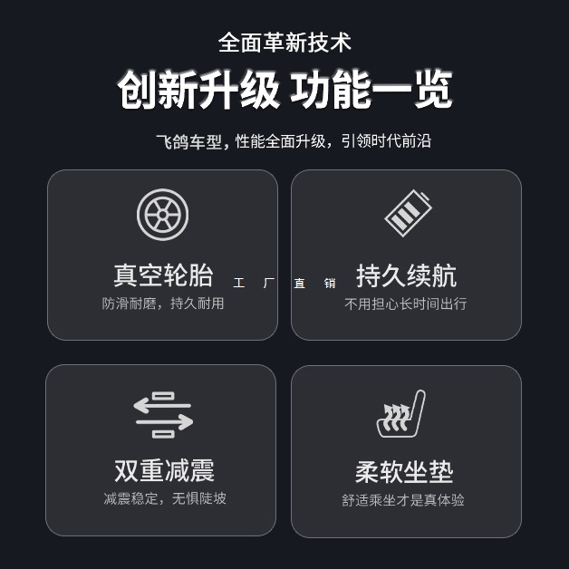 Electric Tricycle for Home Use, Small New Model for Elderly, Mobility Scooter, Battery Car for Picking up Children and Ladies