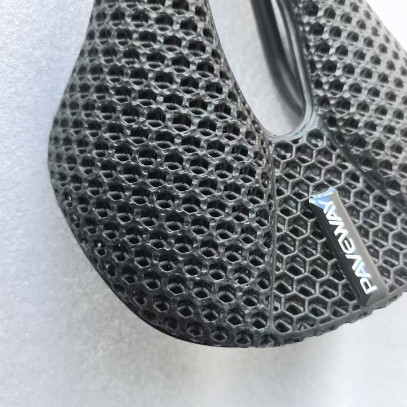 Pathfinder Full Carbon Fiber Road Bicycle 3D Printed Seat Cushion Mountain Bike Hollow Ultra-Light Racing Version Seat Bag