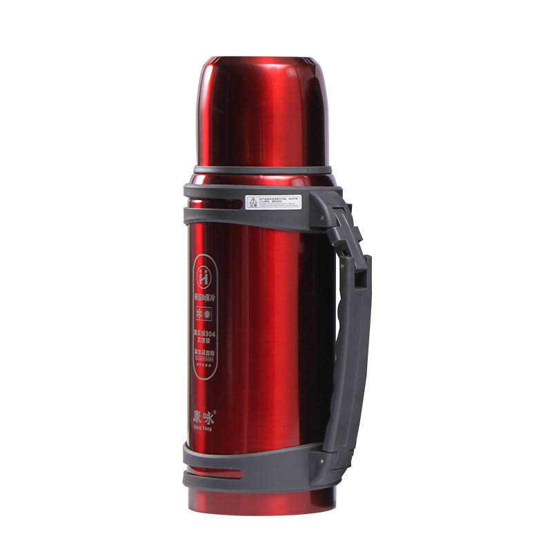 304 Stainless Steel Simple Travel Pot Outdoor Travel Pot Portable Gift Cup Large Capacity Vacuum Thermos Wholesale