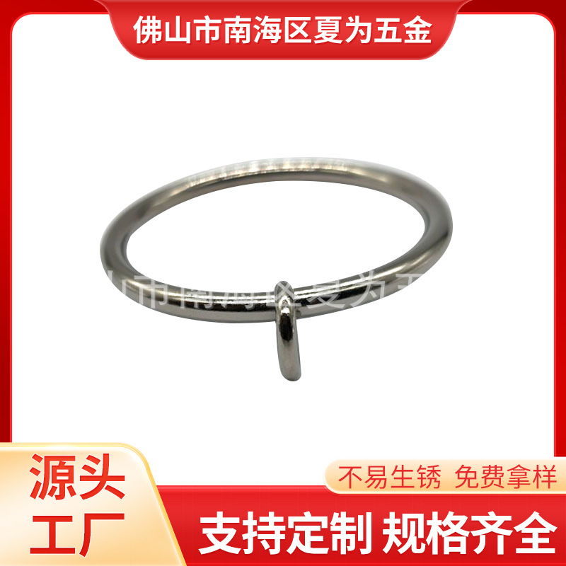 Металлические кольца для штор, закрытые крючки, римские кольца, аксессуары для штор, новые китайские стили