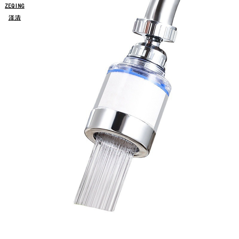 Faucet tap water filter universal shower splash head pressurized 360 rotary filter universal kitchen nozzle