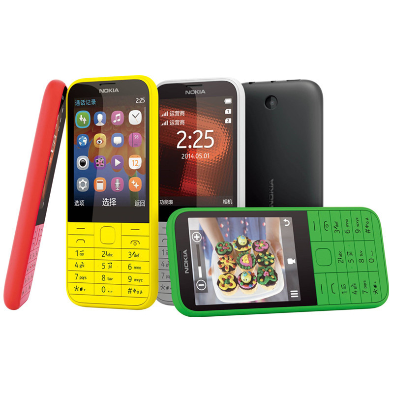 Классические рекомендованные оптовые поставки 225 запасных мобильных телефонов с большим экраном и кнопками для стран зарубежной торговли