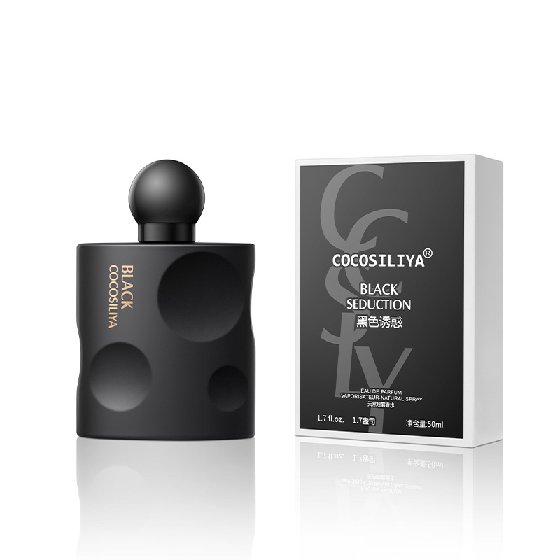 Cross-Border Cocosiliya Black Temptation Black Crow Flakes Women's Perfume Long-Lasting Eau De Toilette 50ml Perfume Wholesale