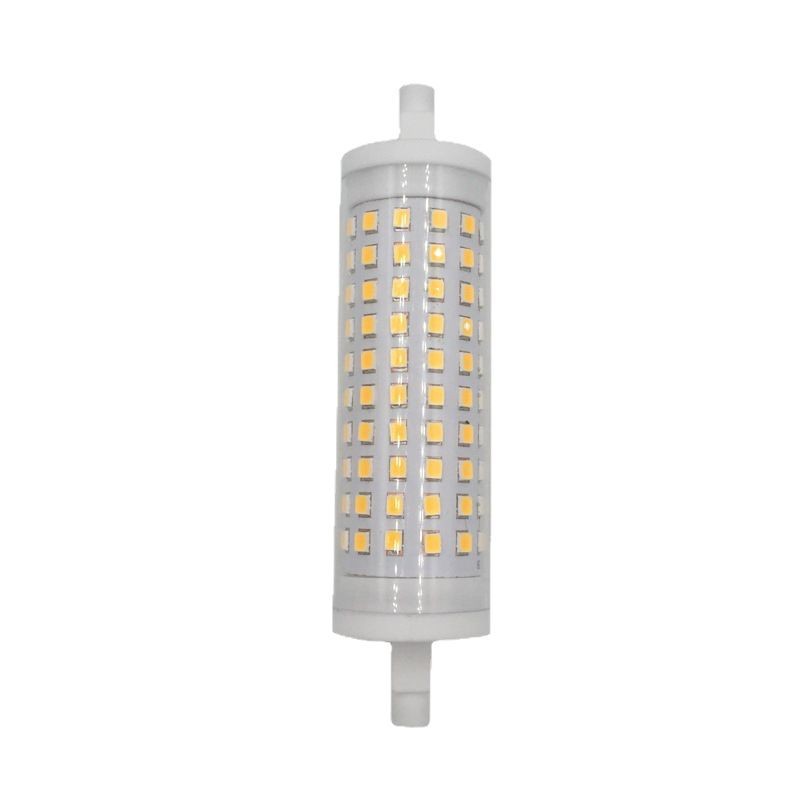 LED R7S 118 15W CE replacement J 118 500W metal halide lamp transparent cover dimming 230V/120V