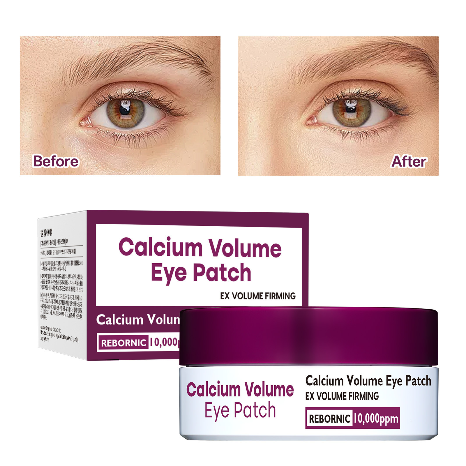 Cross-Border Calcium Intense Cream Eye Cream Moisturizing, Moisturizing and Smoothing Skin Essence Eye Patch