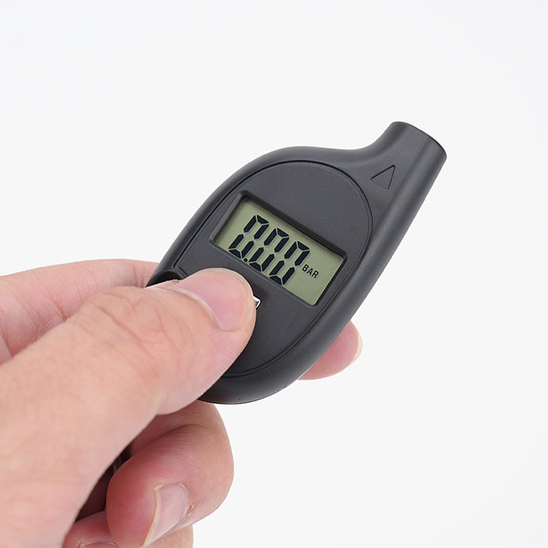 Cross-Border Hot-Selling Mini Digital Tire Pressure Gauge Keychain Type High-Precision Portable Monitoring Car Tire Pressure Manufacturer Direct Sales