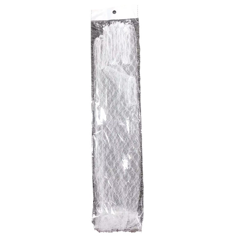 Bridal Wedding Dress Tulle Lace Gloves Daily Performance Gift Wedding Short Mesh Sexy White Wholesale