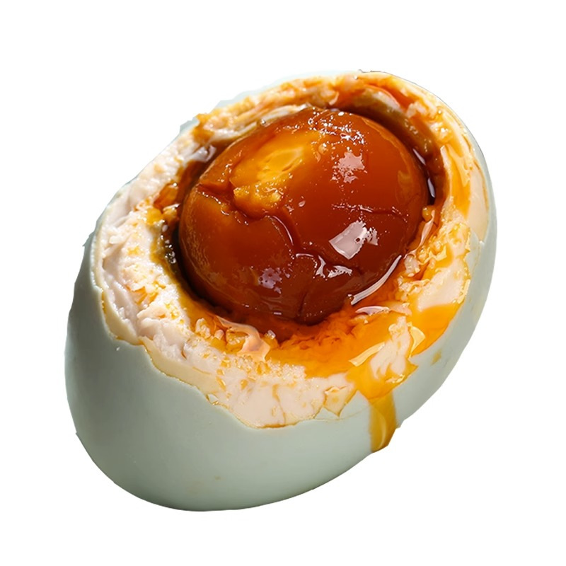 Not too salty roasted sea duck eggs salted duck eggs authentic red heart flowing oil whole box 1 sea salt eggs cooked salted eggs ready to eat