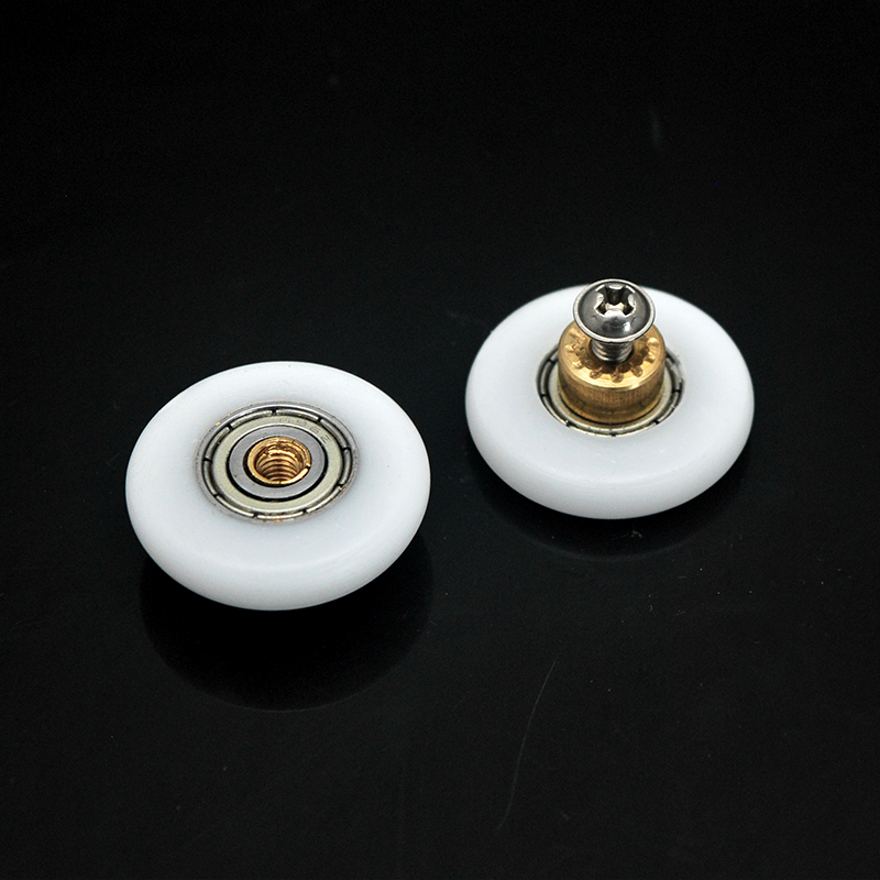 ✅ Old-Fashioned Shower Room Pulley Large Flat Wheel Arc Sliding Door Hanging Wheel Bathroom Bathroom Glass Sliding Door Roller with