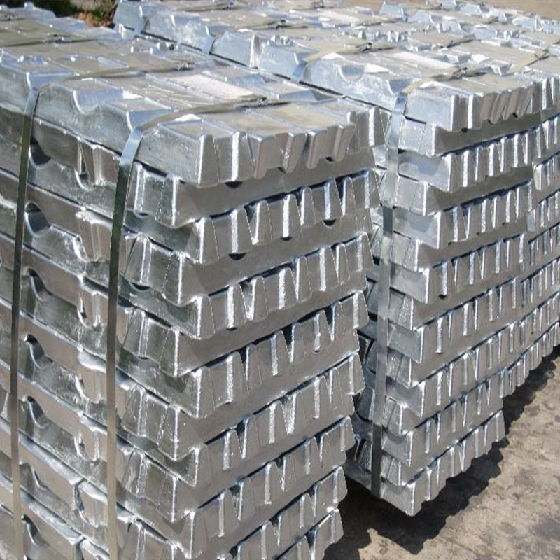 Zinc Ingot Zinc Alloy Battery Manufacturing Galvanized Anti-Rust Industrial Grade High Purity Environmentally Friendly Zinc Block Zinc Ingot for Electroplating