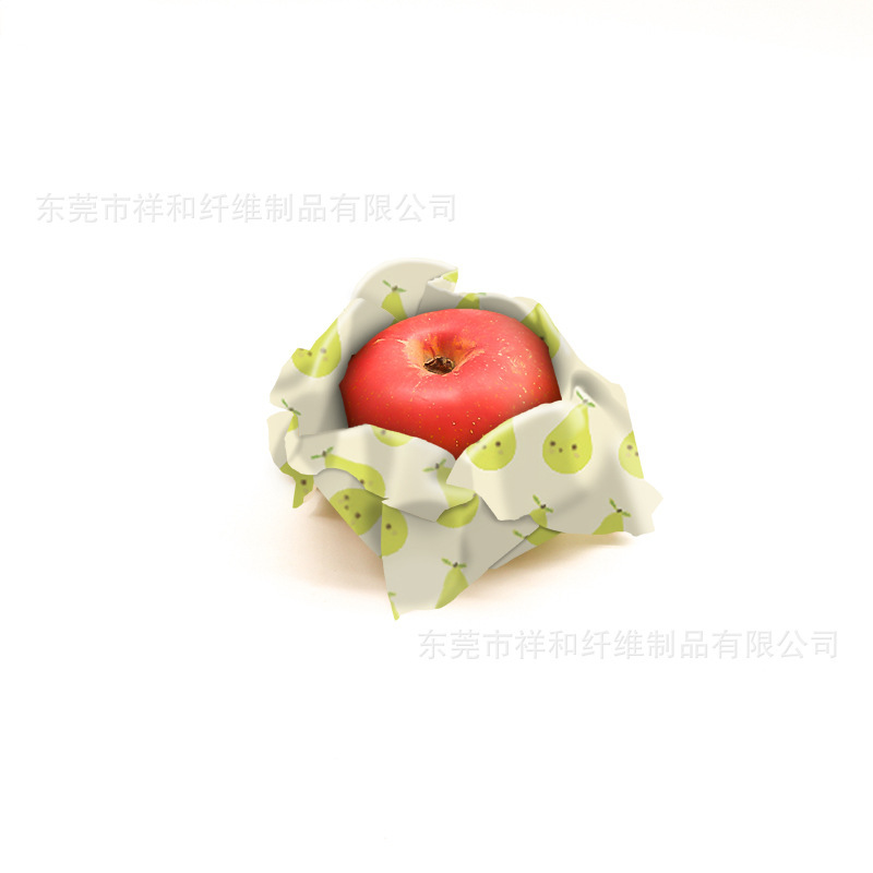 Beeswax Cloth Waterproof Cute Picnic Home Waterproof Fresh-Keeping Reusable Bag Sandwich