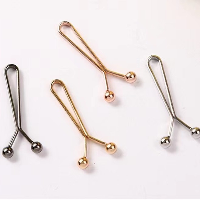 Популярная за границей клипса для платка, шелковая клипса для платка, клипса для шеи, рукав против обнажения и укорочение штанин, U-образная клипса для фиксации