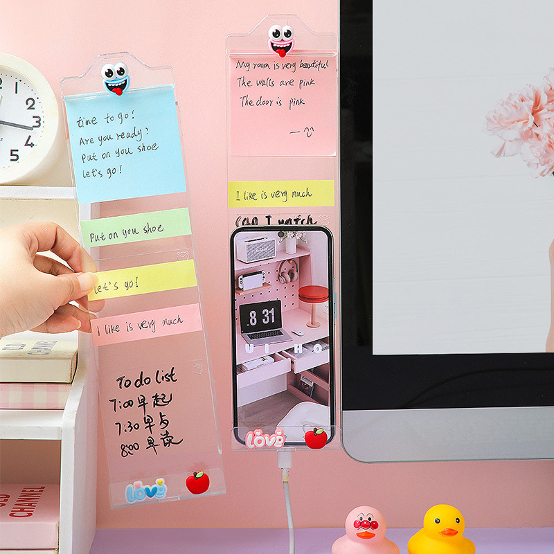 Screen Message Board Can Hold Items Storage Board Erasable Computer Side Message Board Reminder Board Memo Reminder