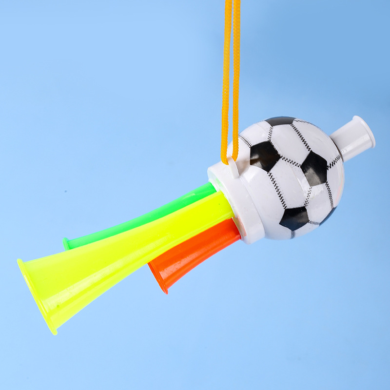 Ball game cheer toys football horn concert Horn fans pull sports horn double tone small horn whistle