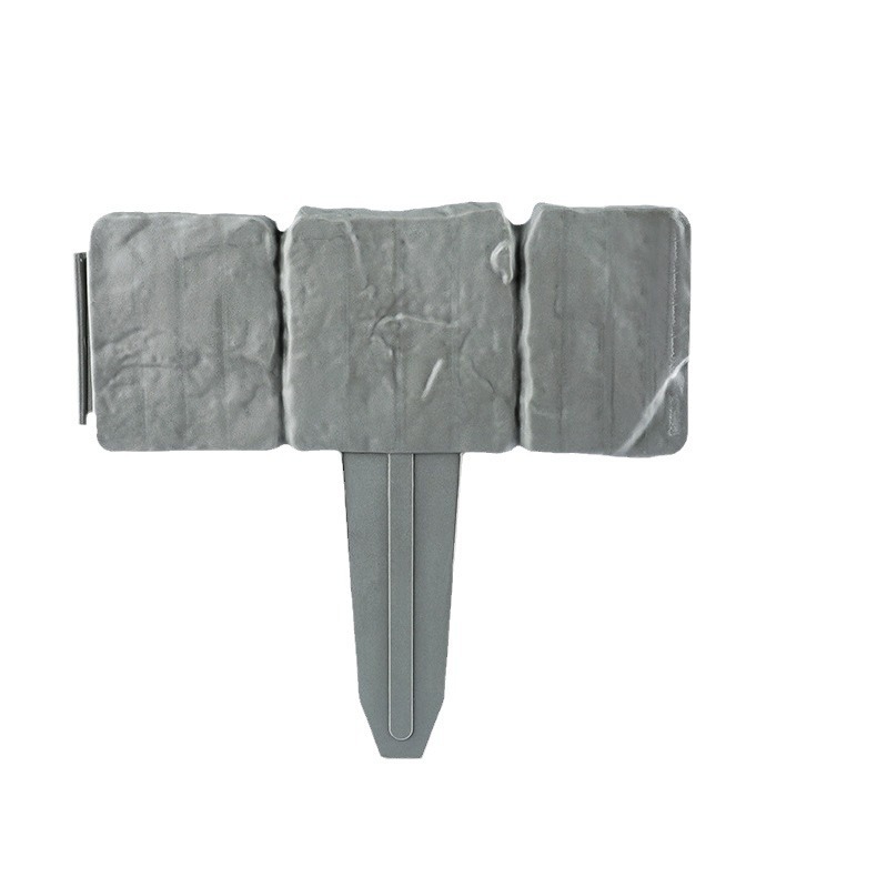 Flaky plastic fence partition fence imitation stone courtyard outdoor lawn Villa decoration gardening durable small fence