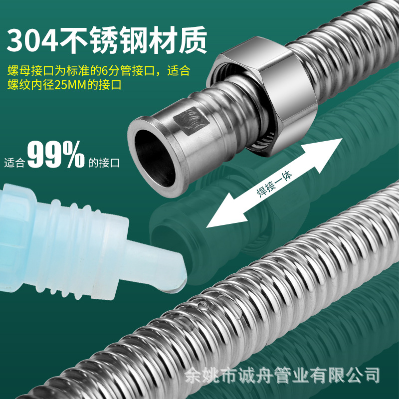 304 stainless steel convex flange welded bellows 6 points high temperature and high pressure explosion-proof wall-mounted boiler heating filter cold and hot