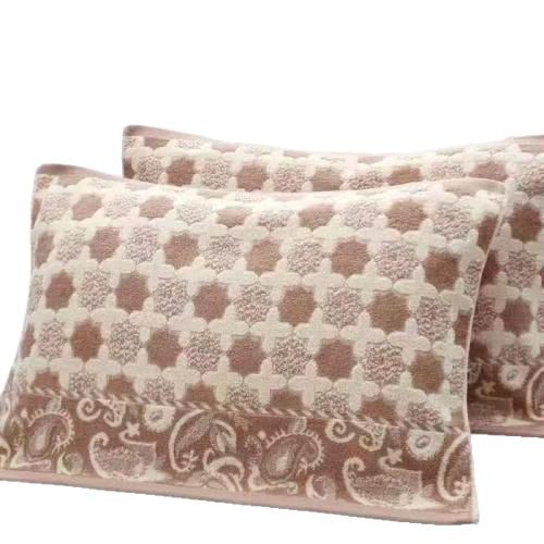 Old-fashioned terry pillow towel thickened classic non-fading wedding couples large pillow towel