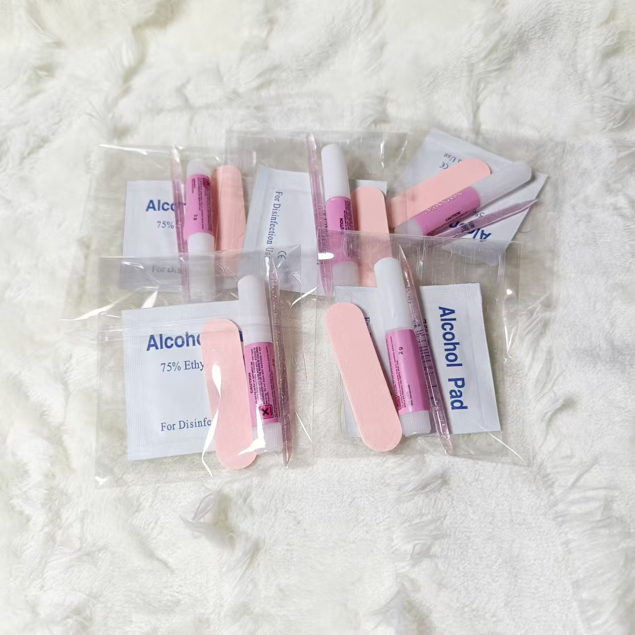 Wear armour tool kit five-piece set portable nail kit glue jelly glue alcohol cotton stick suit