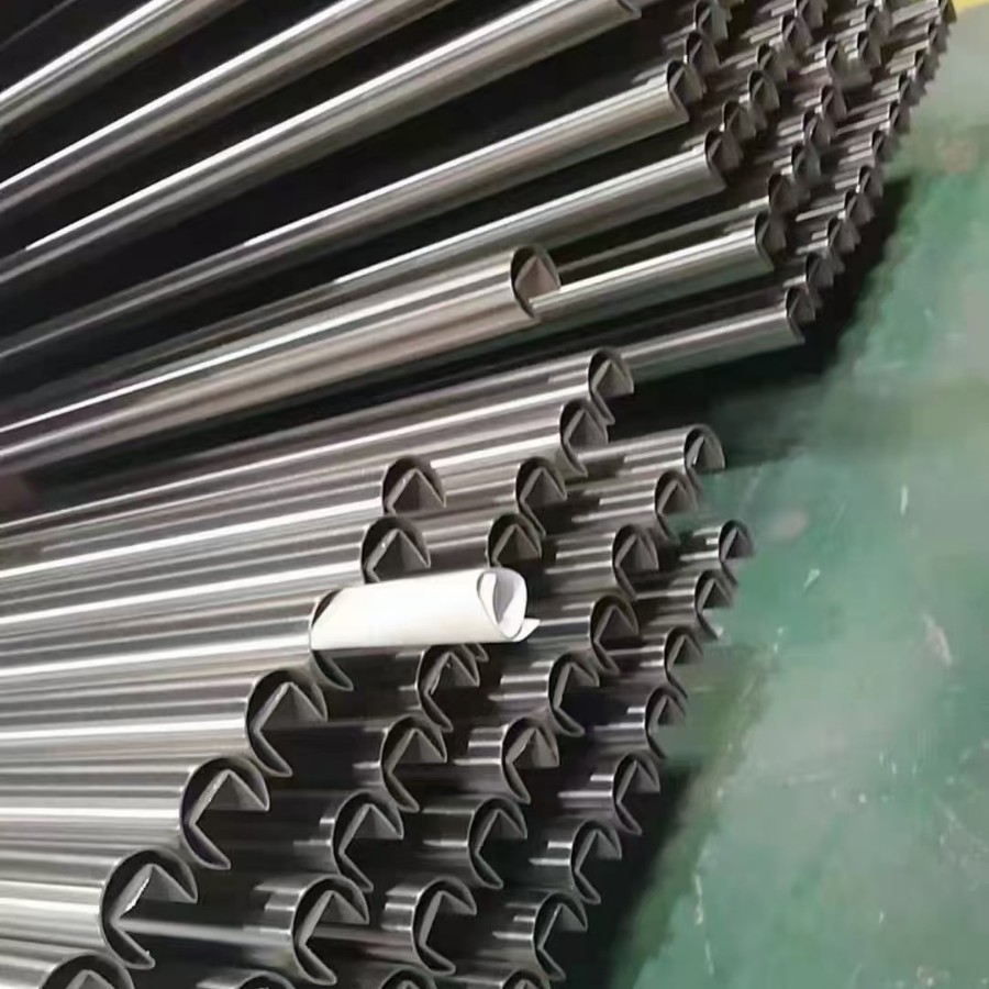 Foshan Source 304 Stainless Steel Special-Shaped Pipe 201 Grooved Pipe Slot Welded Pipe 316L Stainless Steel Pipe Wholesale in Stock