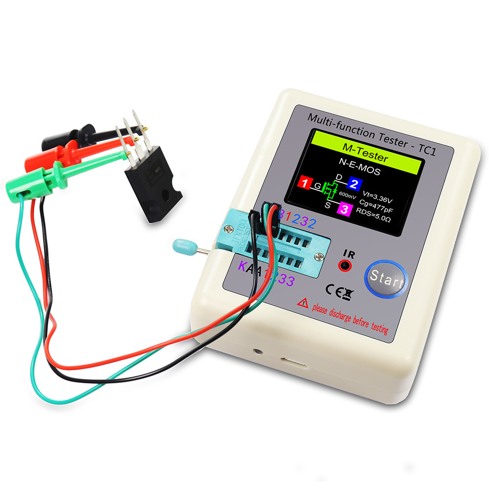 Multifunctional Transistor Tester Lcr-Tc1 Color Screen Graphic Display Multifunctional Tester