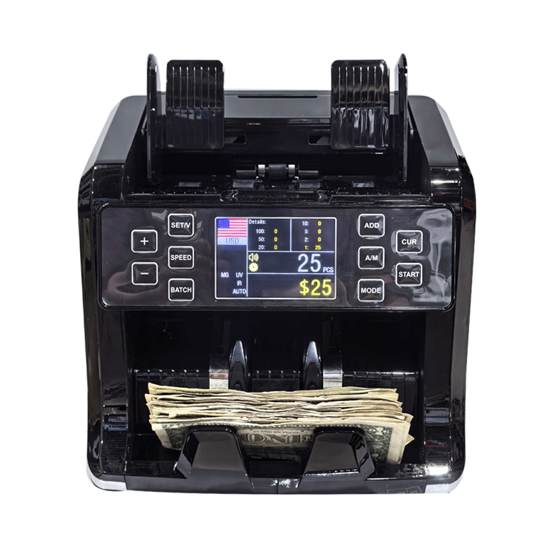 Dollar, Euro, Ghana, Tanzania Money Counting Machine, Intelligent Single Denomination Totalizer, Foreign Currency Bank-Specific Money Counting Machine