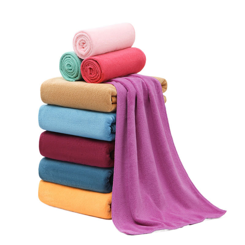 Manufacturer Wholesale Barber Shop Beauty Salon Special Towel Thickened Water Absorbent Beauty Salon Microfiber Towel Square Towel